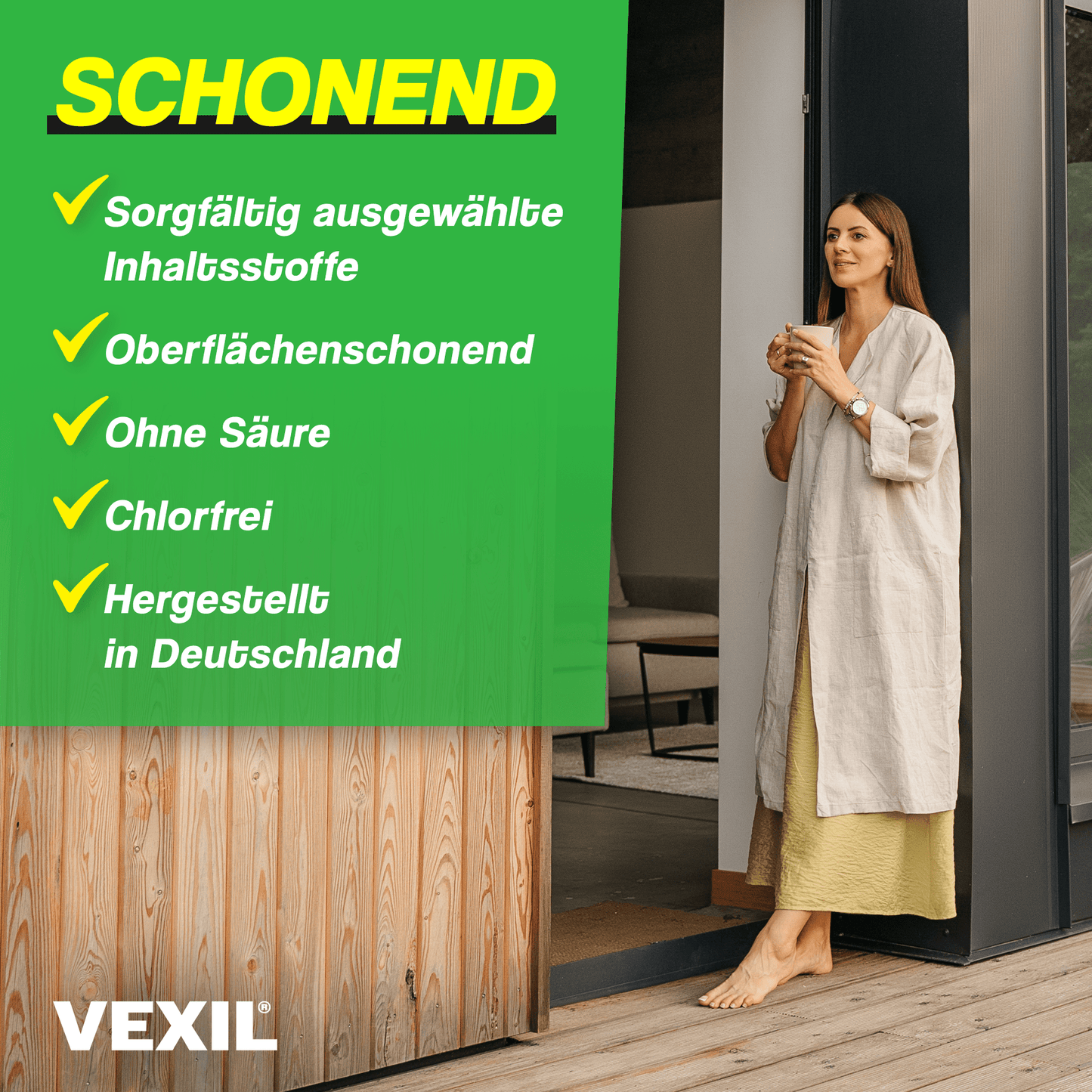 Grünbelagentferner Konzentrat – entfernt Algen, Moos, Pilze & Flechten