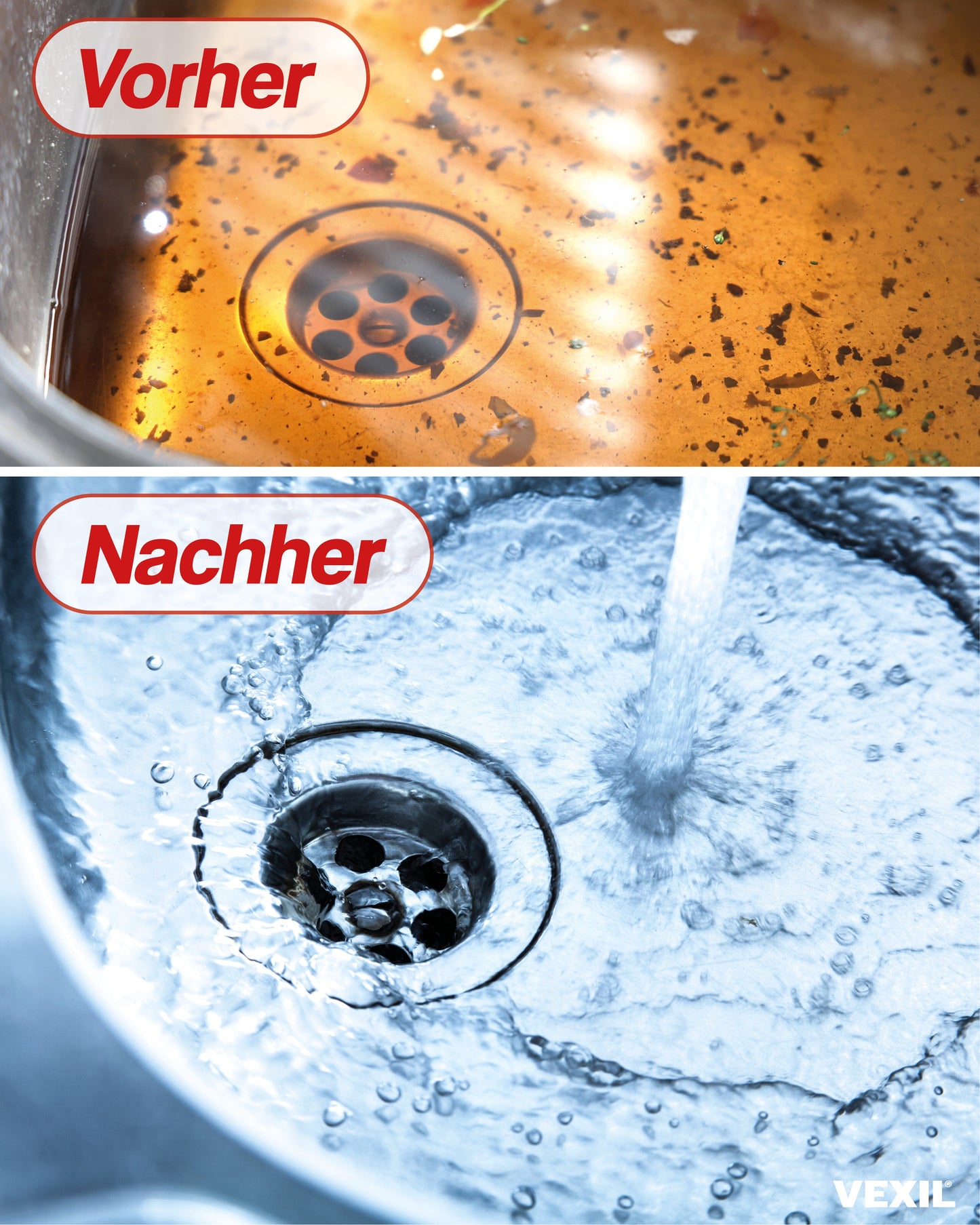 Rohrreiniger - Profi Abflussreiniger extra Stark für Extremfälle - 1L