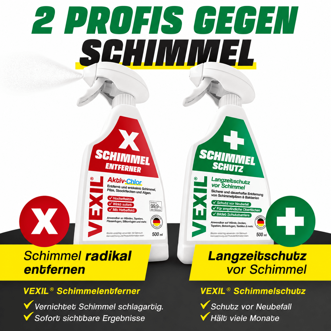Schimmelschutz - Extreme Schutzbarriere gegen Neubefall