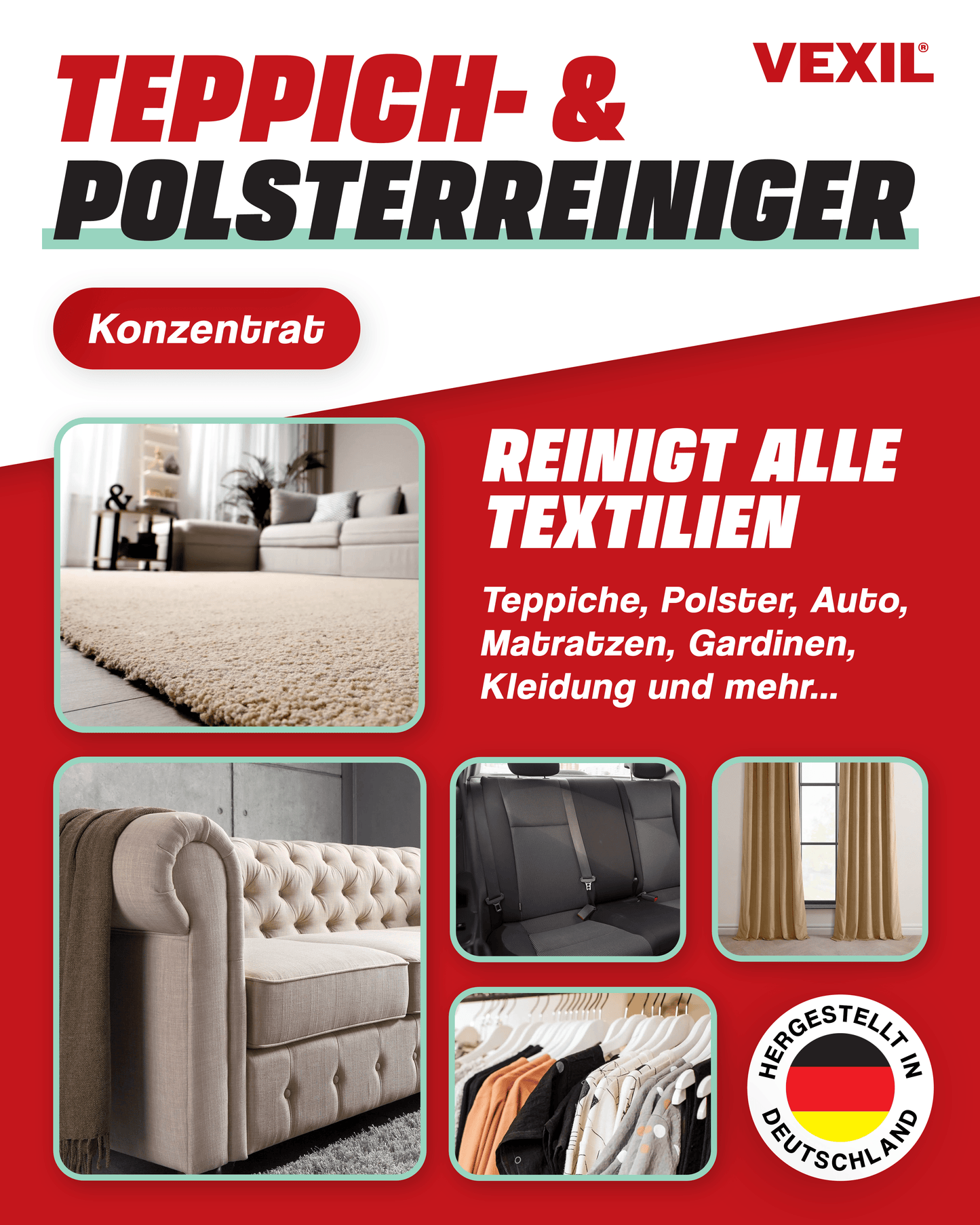 Teppich- & Polsterreiniger Konzentrat