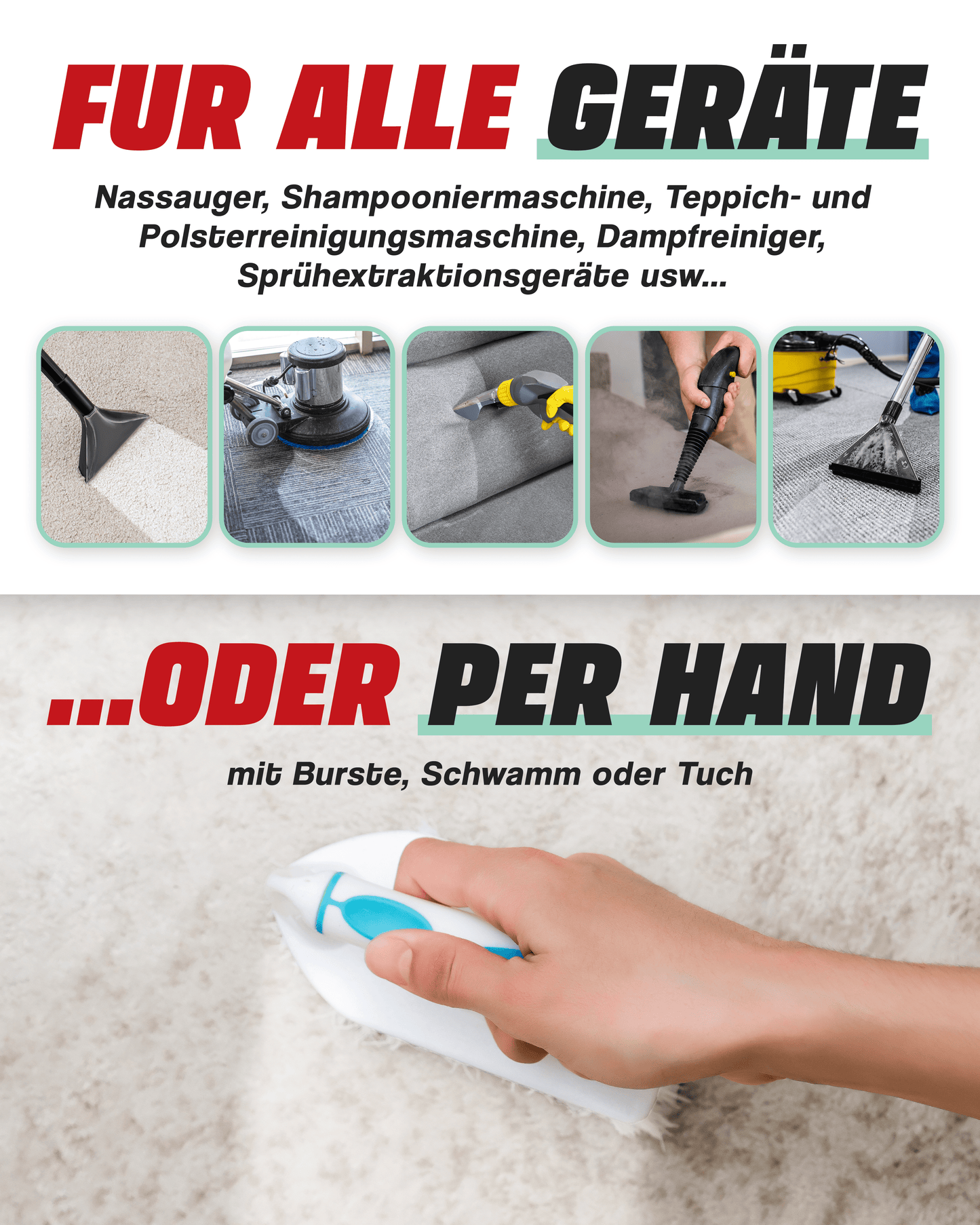 Teppich- & Polsterreiniger Konzentrat