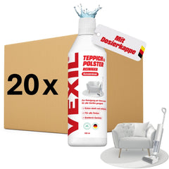 20 x (0,5 Liter) Teppich- & Polsterreiniger Konzentrat - hochdosiert -> bis zu 1:20