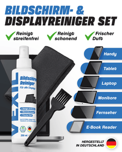 Bildschirmreiniger Spray - für Smartphone, Tablet, Handy, Laptop