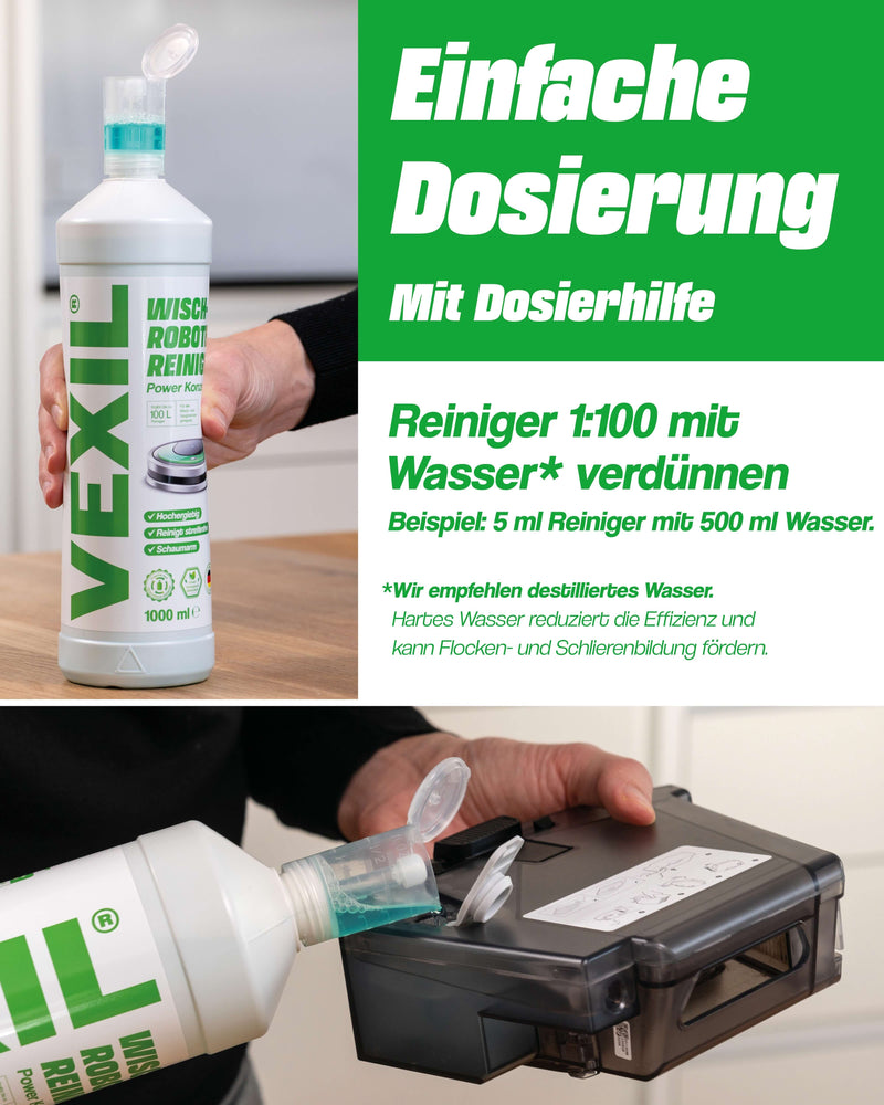 Bodenreiniger für Wischroboter – 1L Power Konzentrat