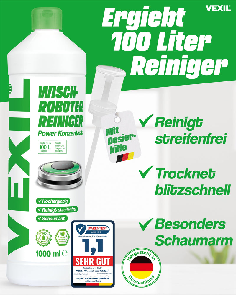 Bodenreiniger für Wischroboter – 1L Power Konzentrat