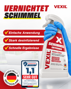 Profi Schimmelentferner für Wand, Bad, Fliesen, Fugen