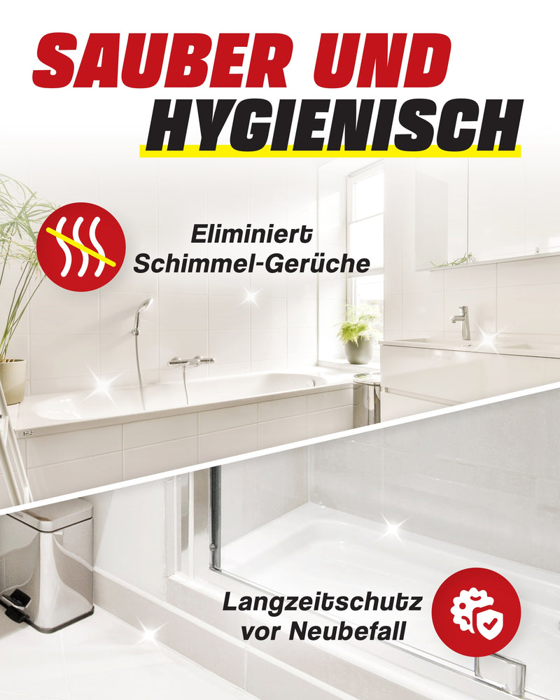 Profi Schimmelentferner für Wand, Bad, Fliesen, Fugen