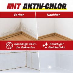 Schimmelentferner für Wand, Bad, Fliesen, Fugen