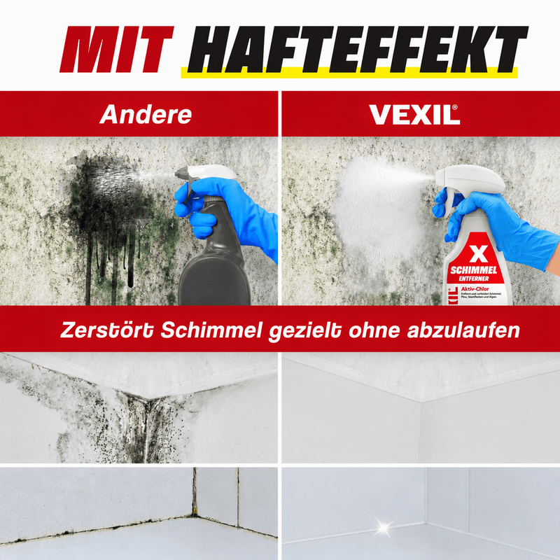 Schimmelentferner für Wand, Bad, Fliesen, Fugen