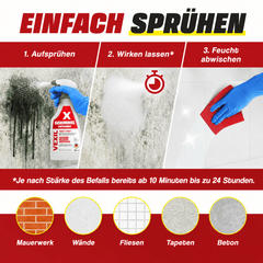 Schimmelentferner für Wand, Bad, Fliesen, Fugen