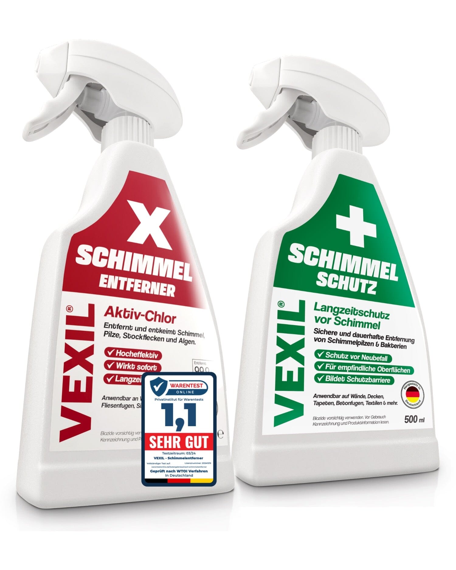 Schimmelentferner Profi Set mit innovativem Schimmelschutz