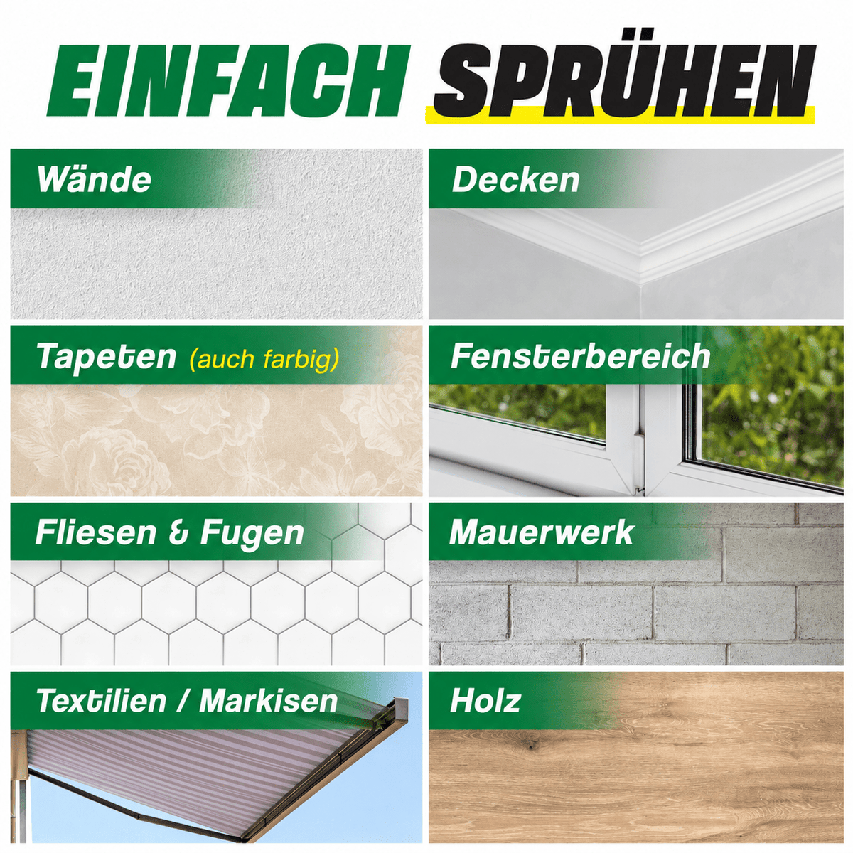 Schimmelentferner Set mit innovativem Schimmelschutz