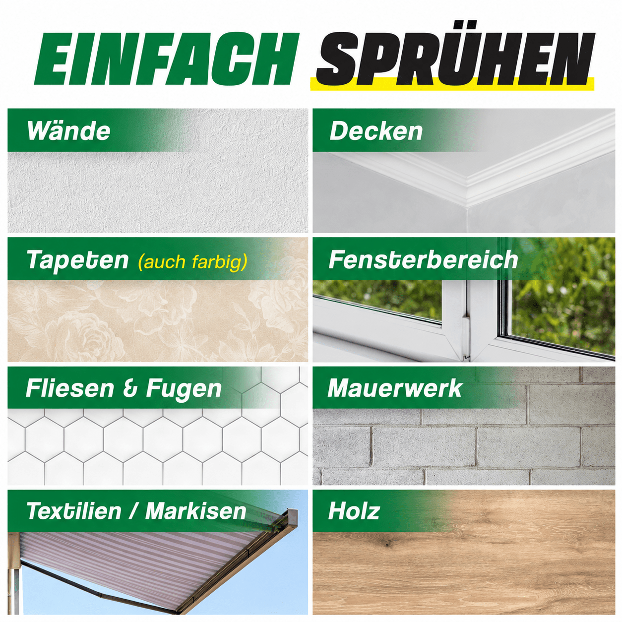 Schimmelentferner Set mit innovativem Schimmelschutz
