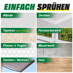 Schimmelentferner Set mit innovativem Schimmelschutz