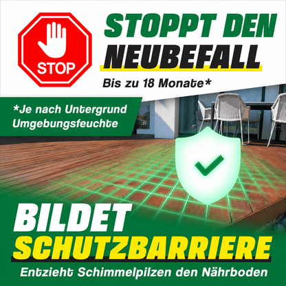 Schimmelschutz - Extreme Schutzbarriere gegen Neubefall