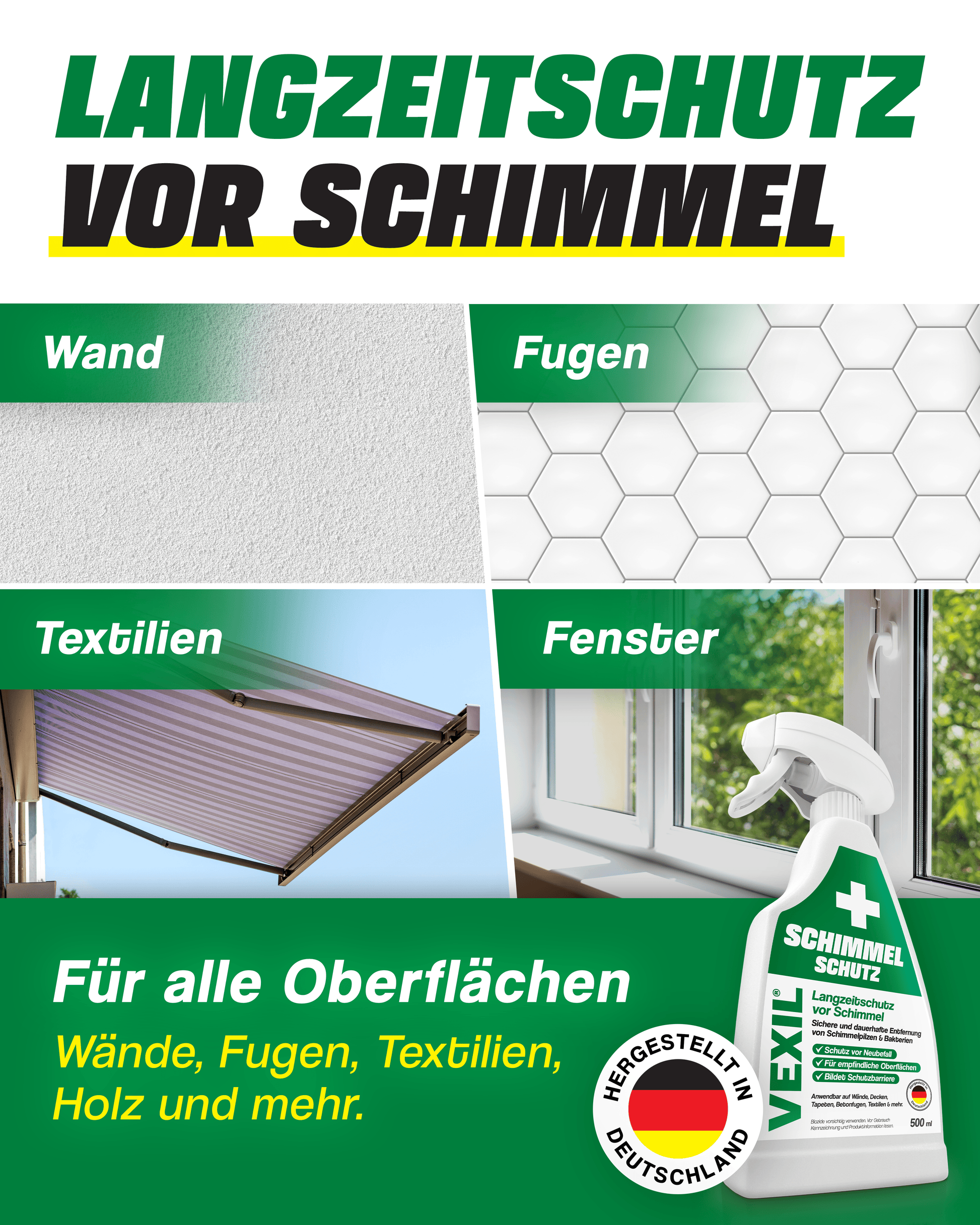 Schimmelschutz - Extreme Schutzbarriere gegen Neubefall