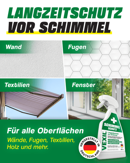 Schimmelschutz - Extreme Schutzbarriere gegen Neubefall