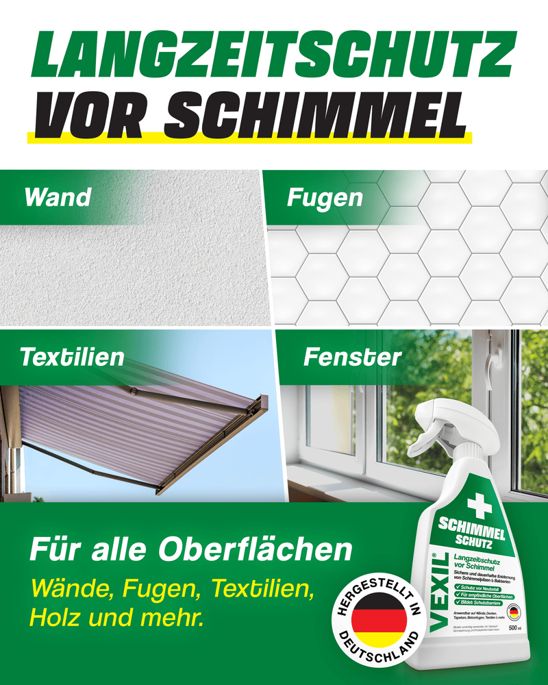Schimmelschutz - Extreme Schutzbarriere gegen Neubefall