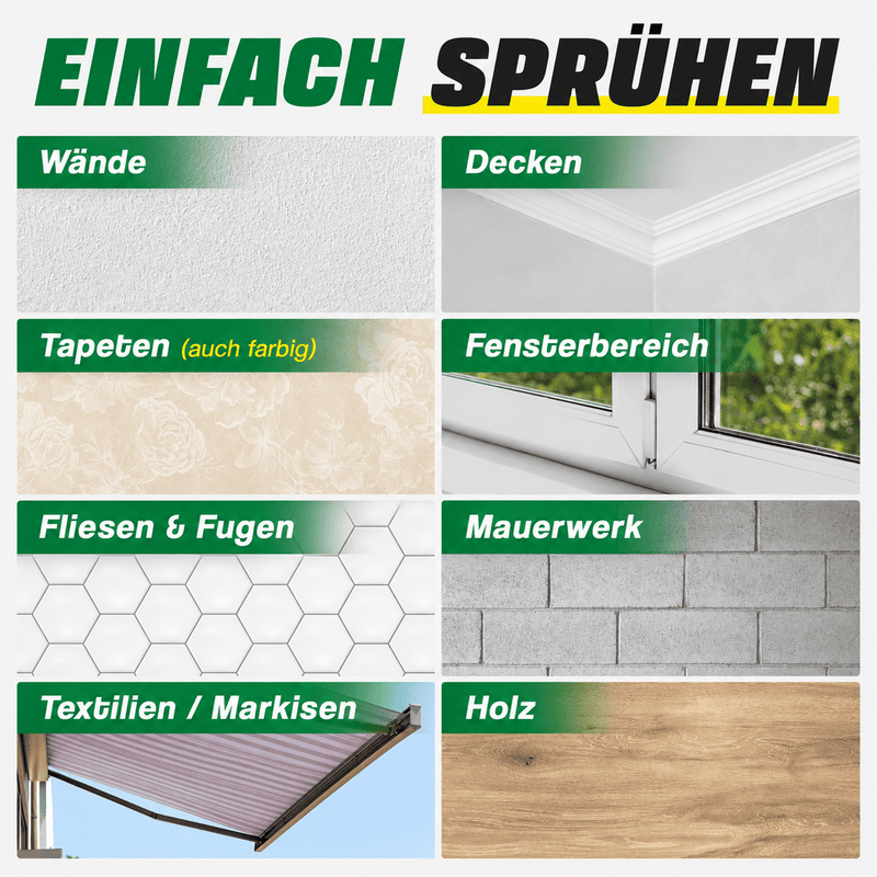 Schimmelschutz - Extreme Schutzbarriere gegen Neubefall
