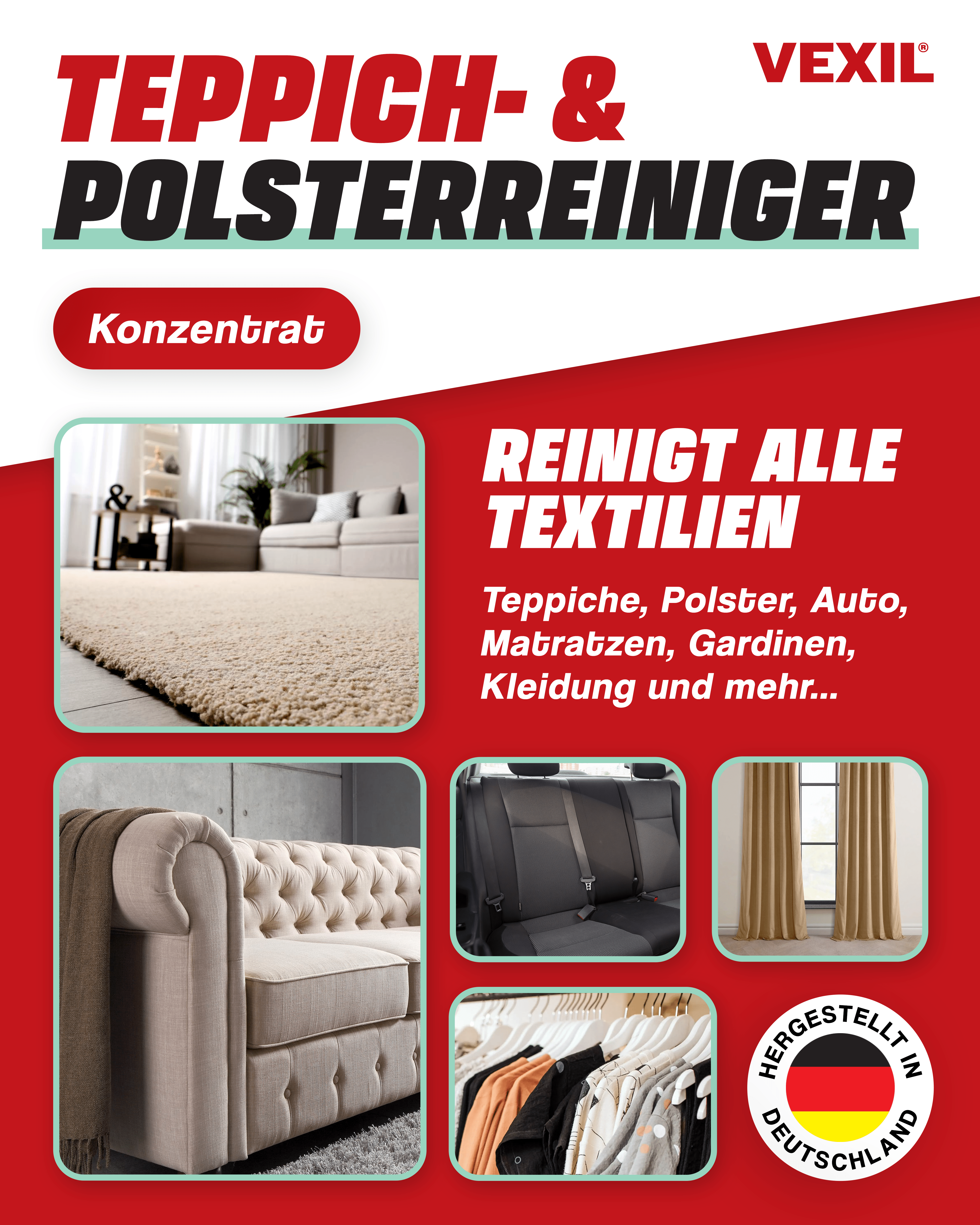 Teppich- & Polsterreiniger Konzentrat