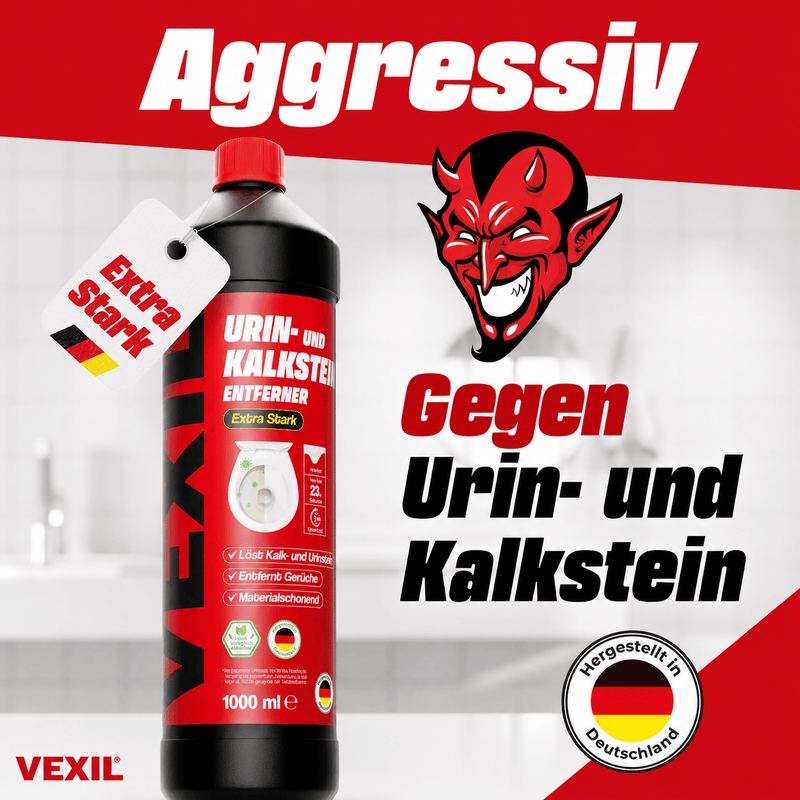 Urinsteinentferner extra Stark - entfernt hartnäckigen Urin- & Kalkstein